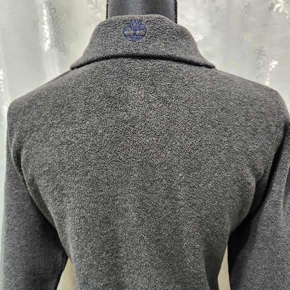 TIMBERLAND Lightweight Gorp Grey Fleece Full Zip Layer Jacket (S) - Picture 6 of 12